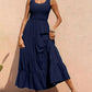 Tiered Smocked Wide Strap Dress