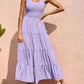 Tiered Smocked Wide Strap Dress